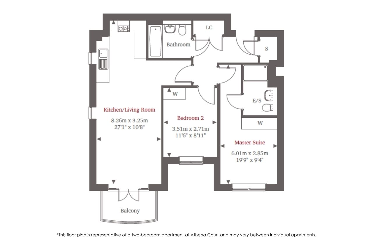 Athena Court - floorplan