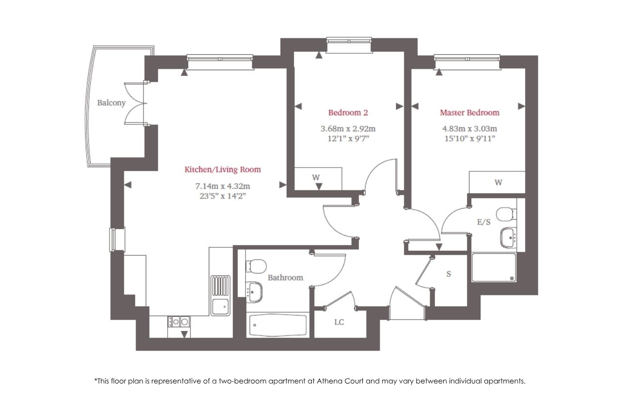 Athena Court - floorplan