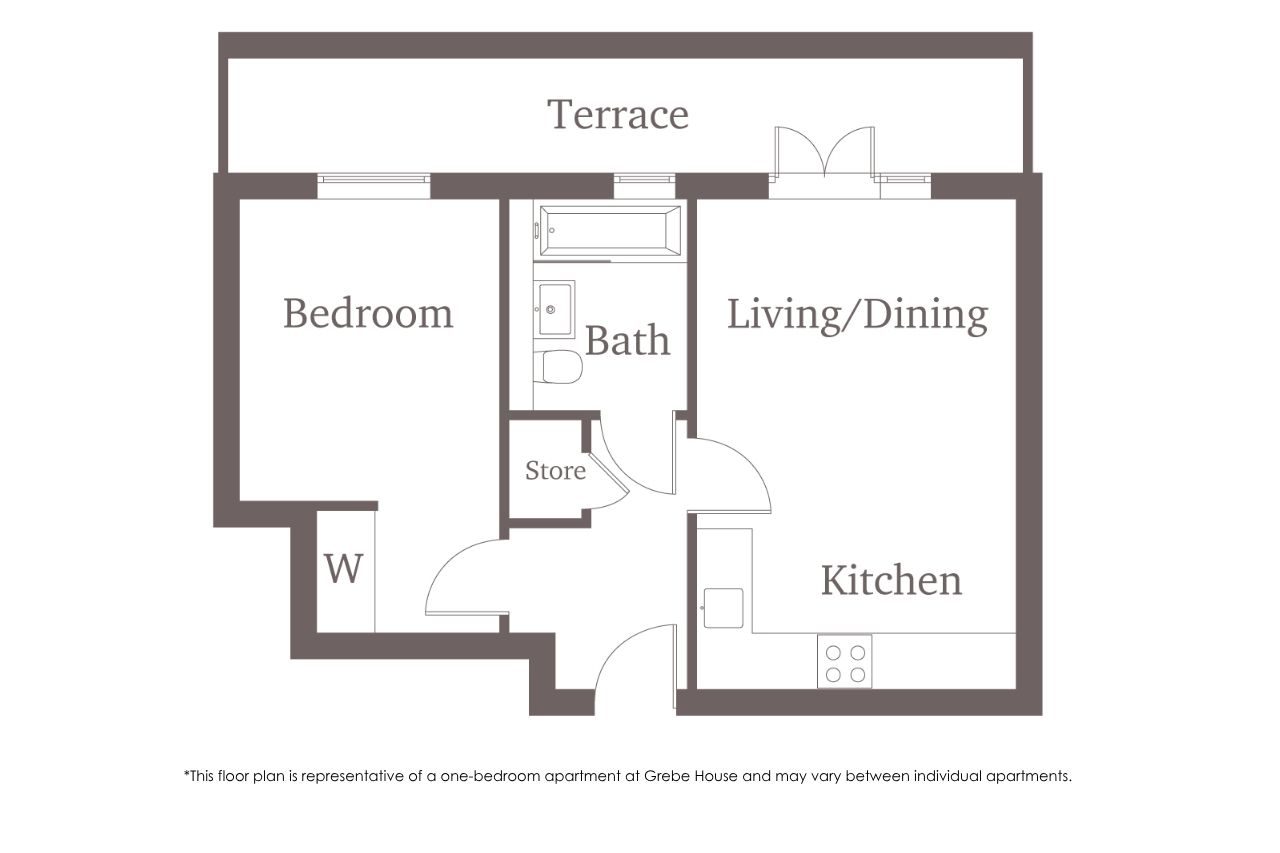 Grebe House floorplan