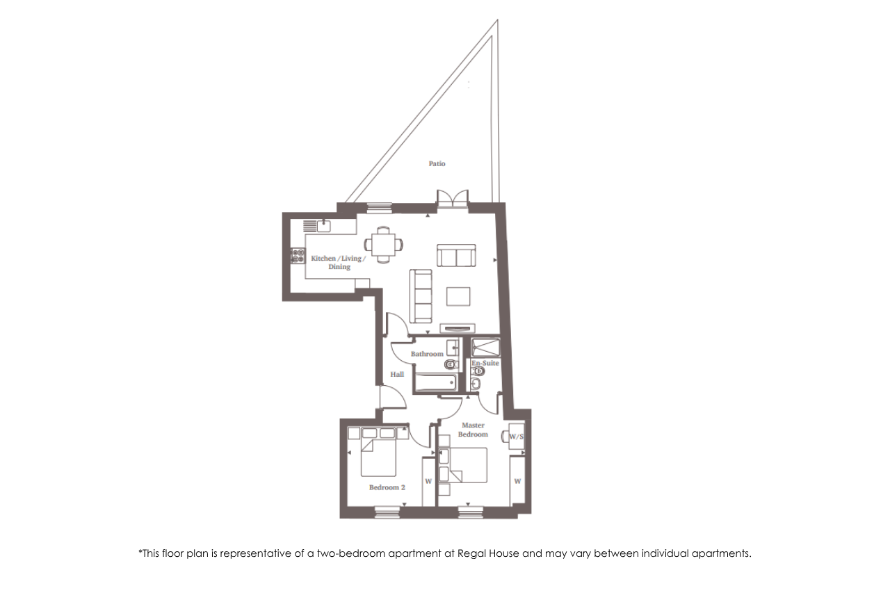 Regal House, floorplan