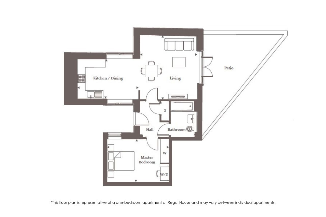 Regal House, Floor plan