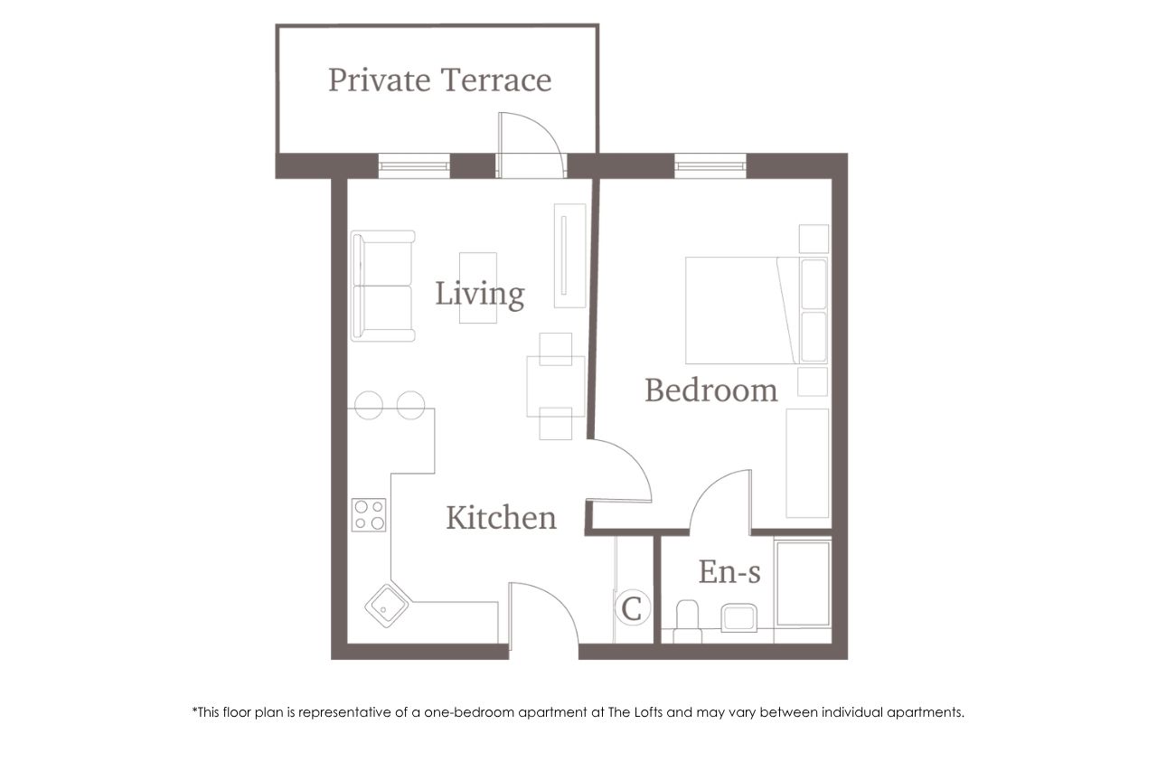 The Lofts, floor plan
