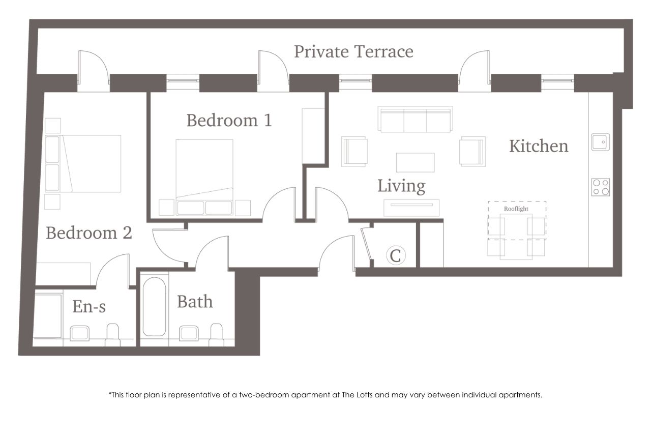 The Lofts. floor plan